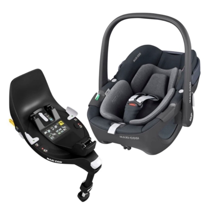 NEW Maxi-Cosi Pebble 360 Car Seat & Family Fix 360 Base - Graphite RRP £400