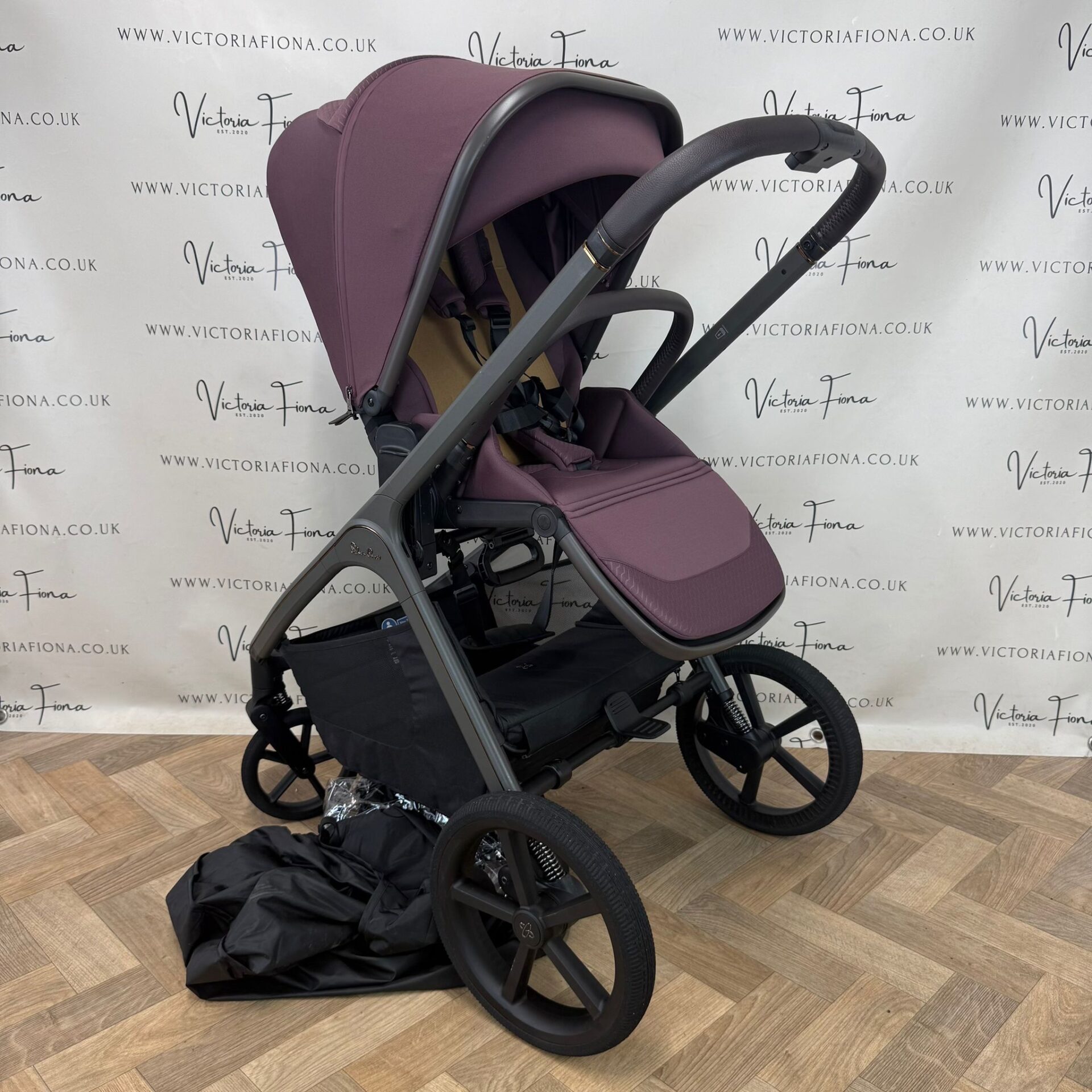 PRELOVED Silver Cross Cove Stroller Pushchair - Damson π