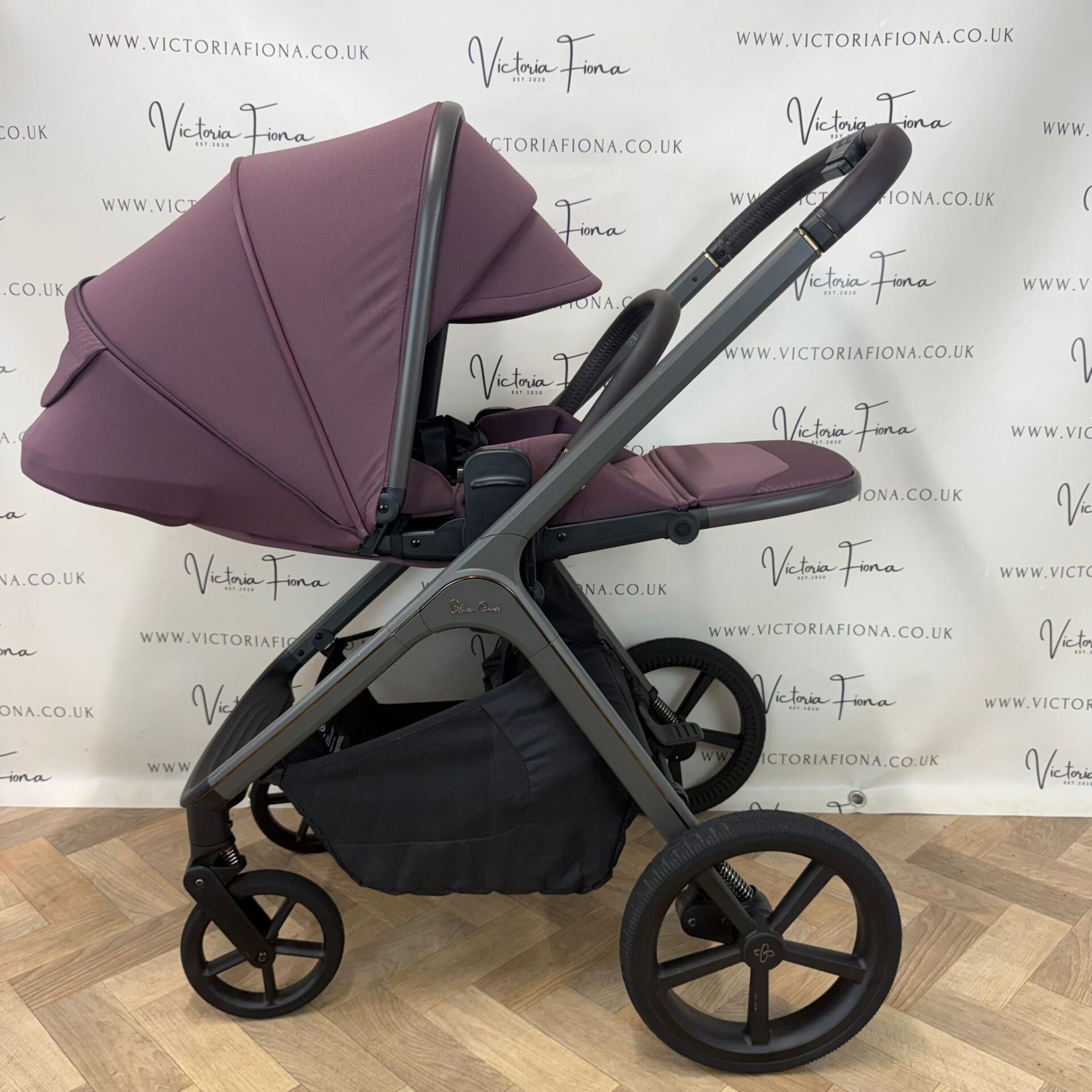 PRELOVED Silver Cross Cove Stroller Pushchair - Damson π - Image 2