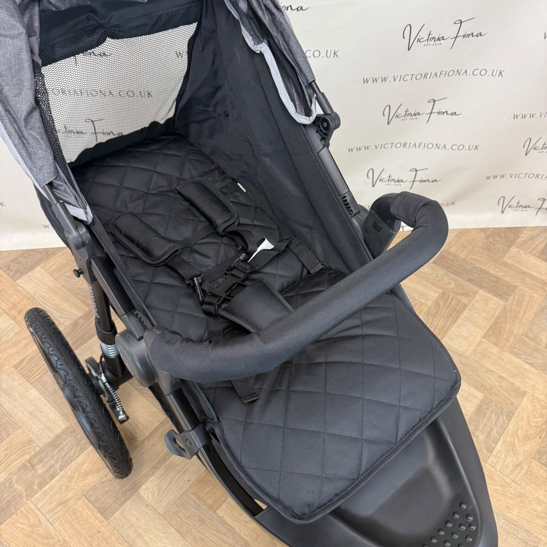 PRELOVED Ickle Bubba Venus Jogger All Terrain Pushchair - Grey - Image 3