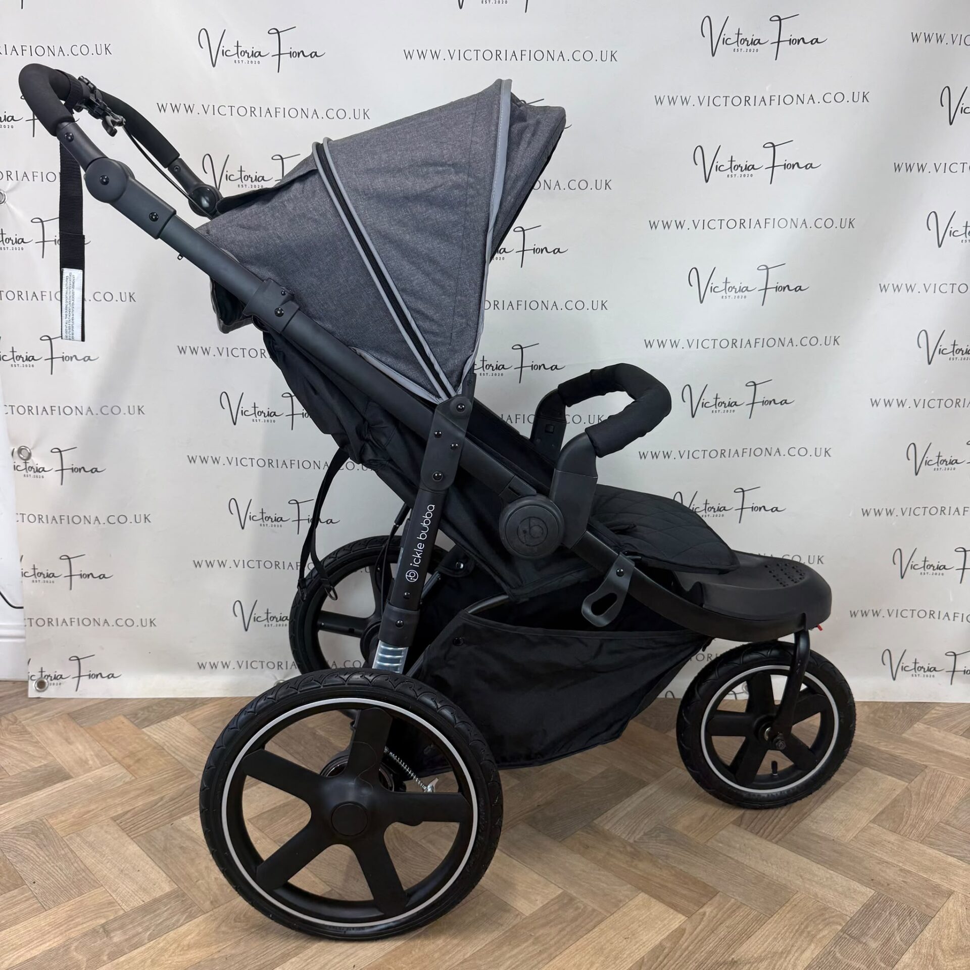 PRELOVED Ickle Bubba Venus Jogger All Terrain Pushchair - Grey - Image 5