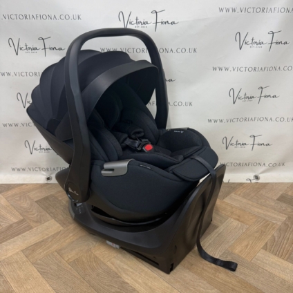 EX DISPLAY Silver Cross Glide Plus 360 Lie Flat Car Seat & Isofix - Black RRP£425