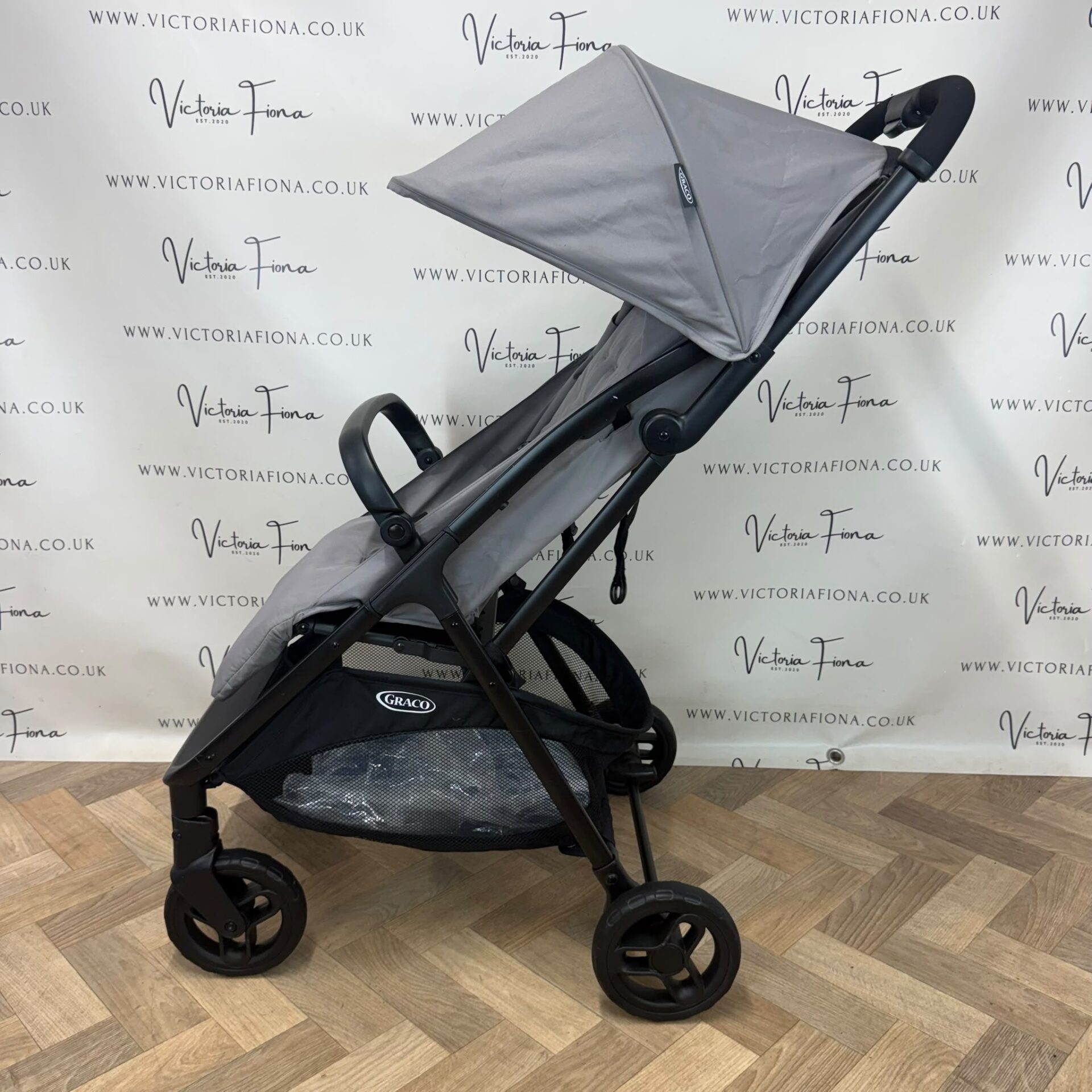 PRELOVED Graco Myylite Compact Stroller - Steeple Grey - Image 4