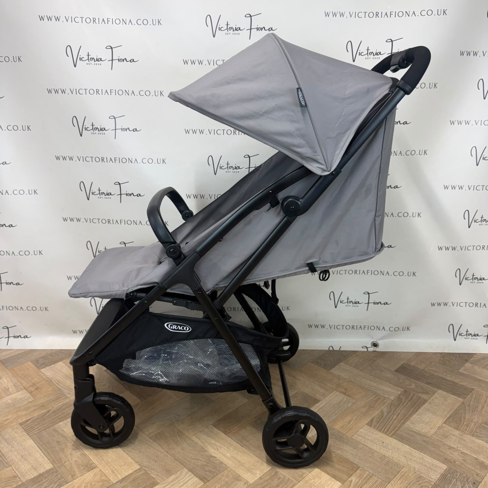 PRELOVED Graco Myylite Compact Stroller - Steeple Grey - Image 5