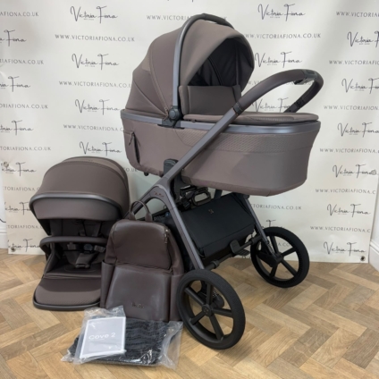 EX DISPLAY Silver Cross Cove 2 Carrycot & Pushchair - Chocolate