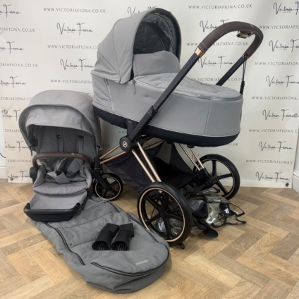 PRELOVED Cybex Priam Carrycot & Pushchair - Soho Grey