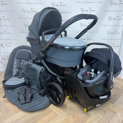 PRELOVED iCandy Peach 7 Pushchair with Maxi Cosi Pebble 360 and Isofix - TRUFFLE GREY