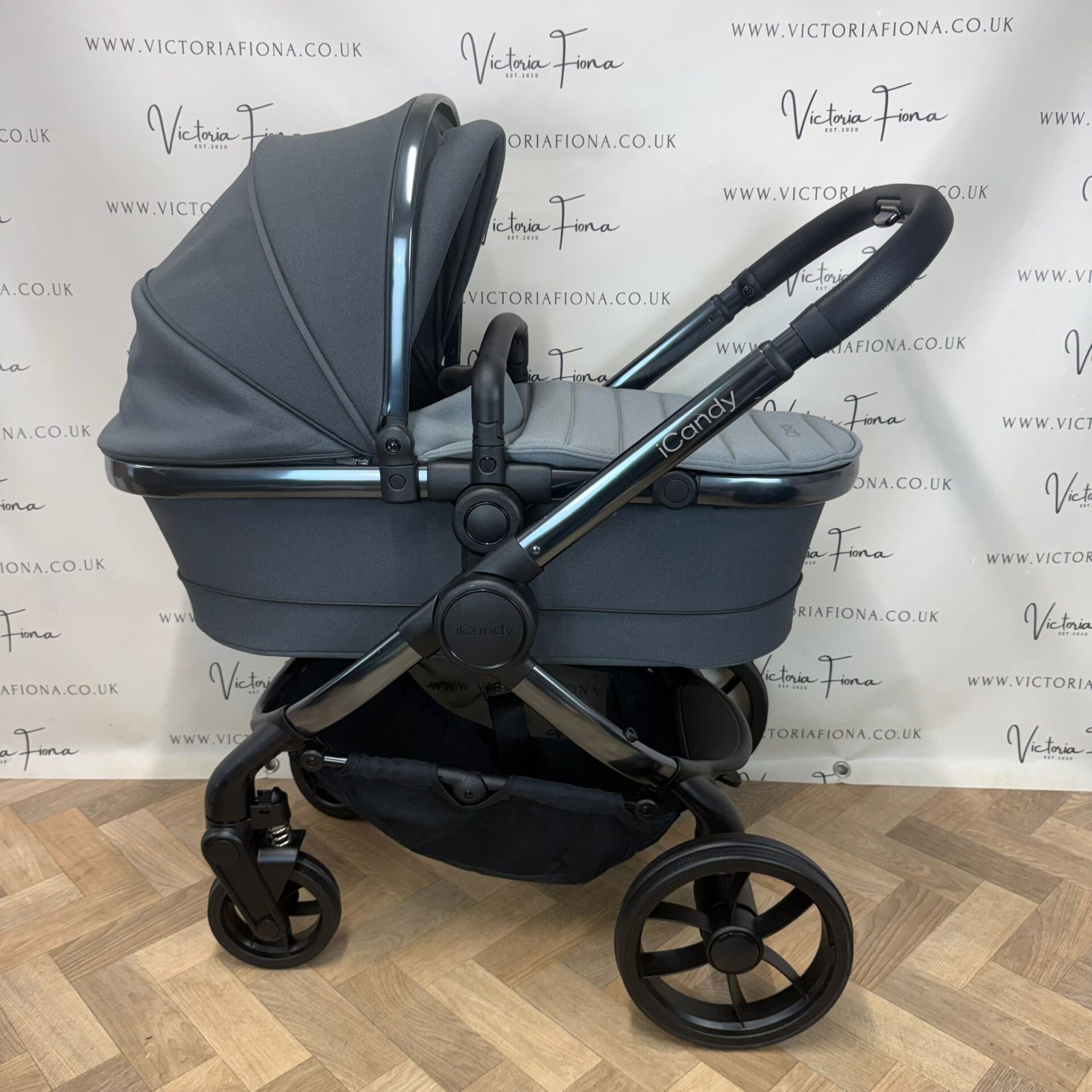 PRELOVED iCandy Peach 7 Pushchair with Maxi Cosi Pebble 360 and Isofix - TRUFFLE GREY - Image 2