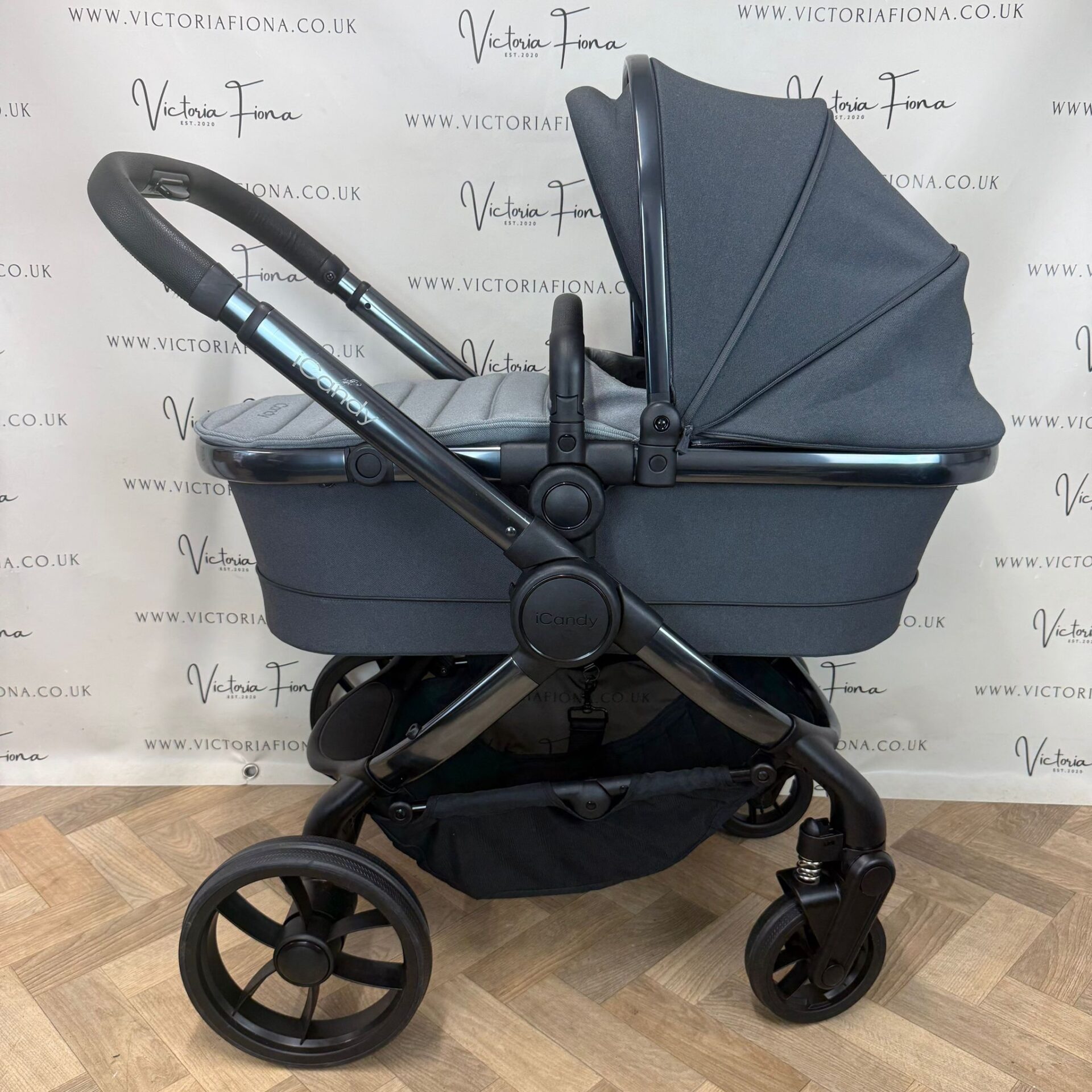 PRELOVED iCandy Peach 7 Pushchair with Maxi Cosi Pebble 360 and Isofix - TRUFFLE GREY - Image 5
