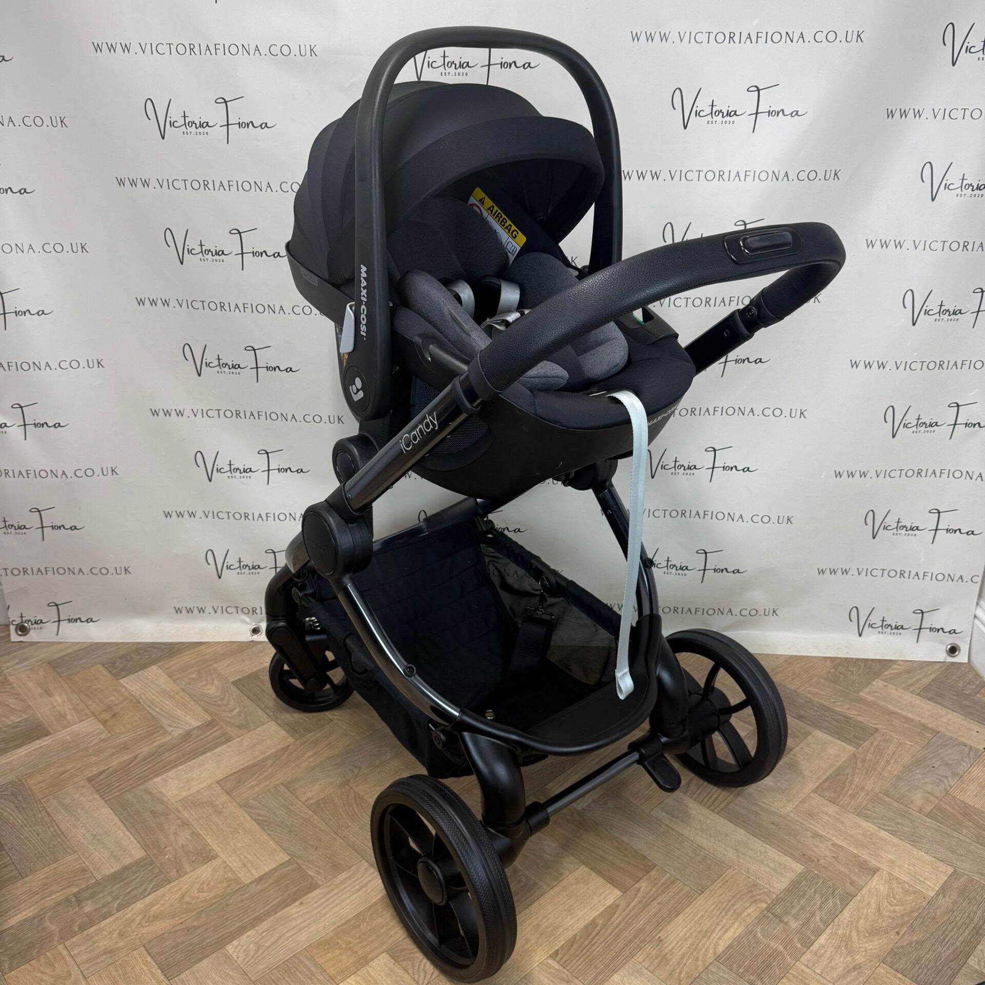 PRELOVED iCandy Peach 7 Pushchair with Maxi Cosi Pebble 360 and Isofix - TRUFFLE GREY - Image 8