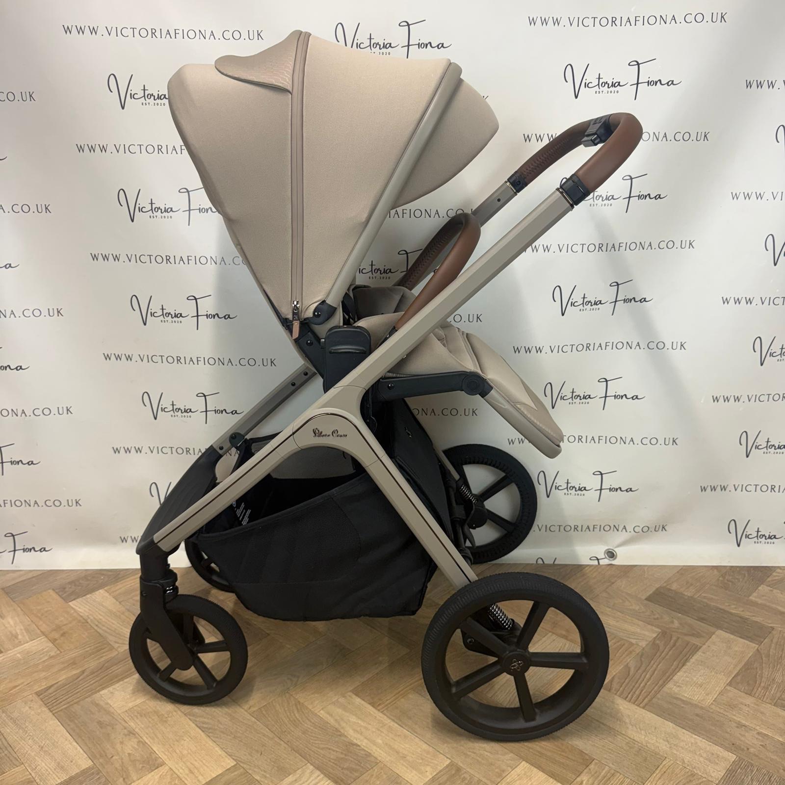 PRELOVED Silver Cross Cove Carrycot & Pushchair - Champagne - Image 7