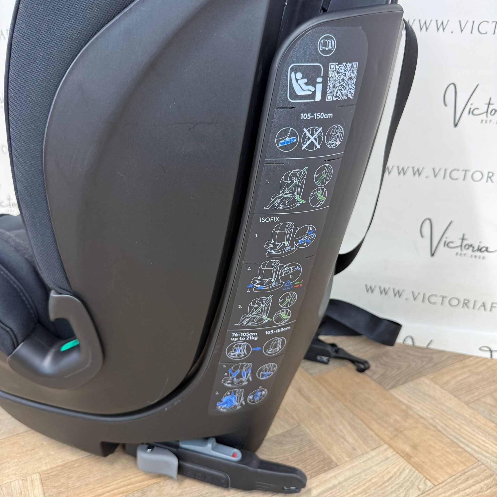 PRELOVED Silver Cross Balance I-size Car Seat - Black RRP£250 - Image 2