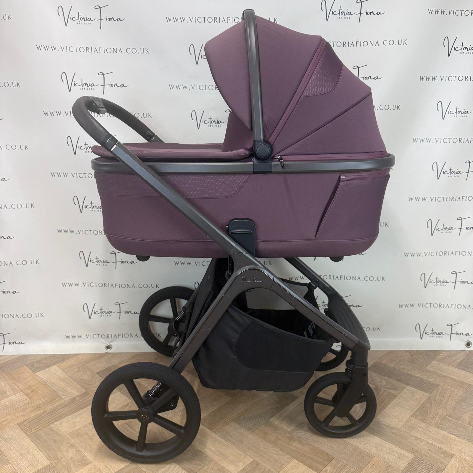 EX DISPLAY Silver Cross Cove Carrycot & Pushchair - Damson - Image 4