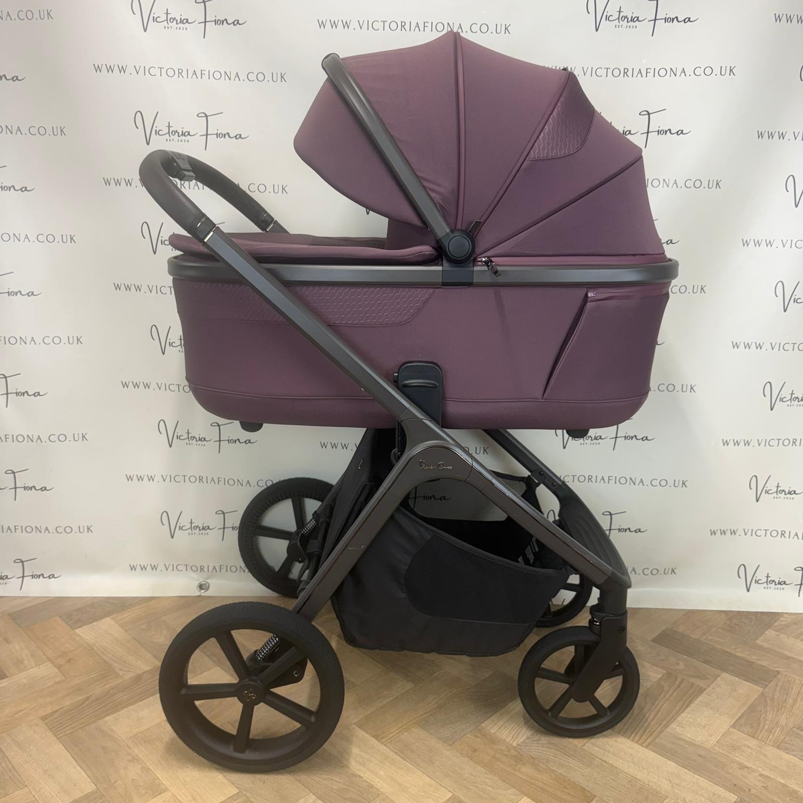 EX DISPLAY Silver Cross Cove Carrycot & Pushchair - Damson - Image 5