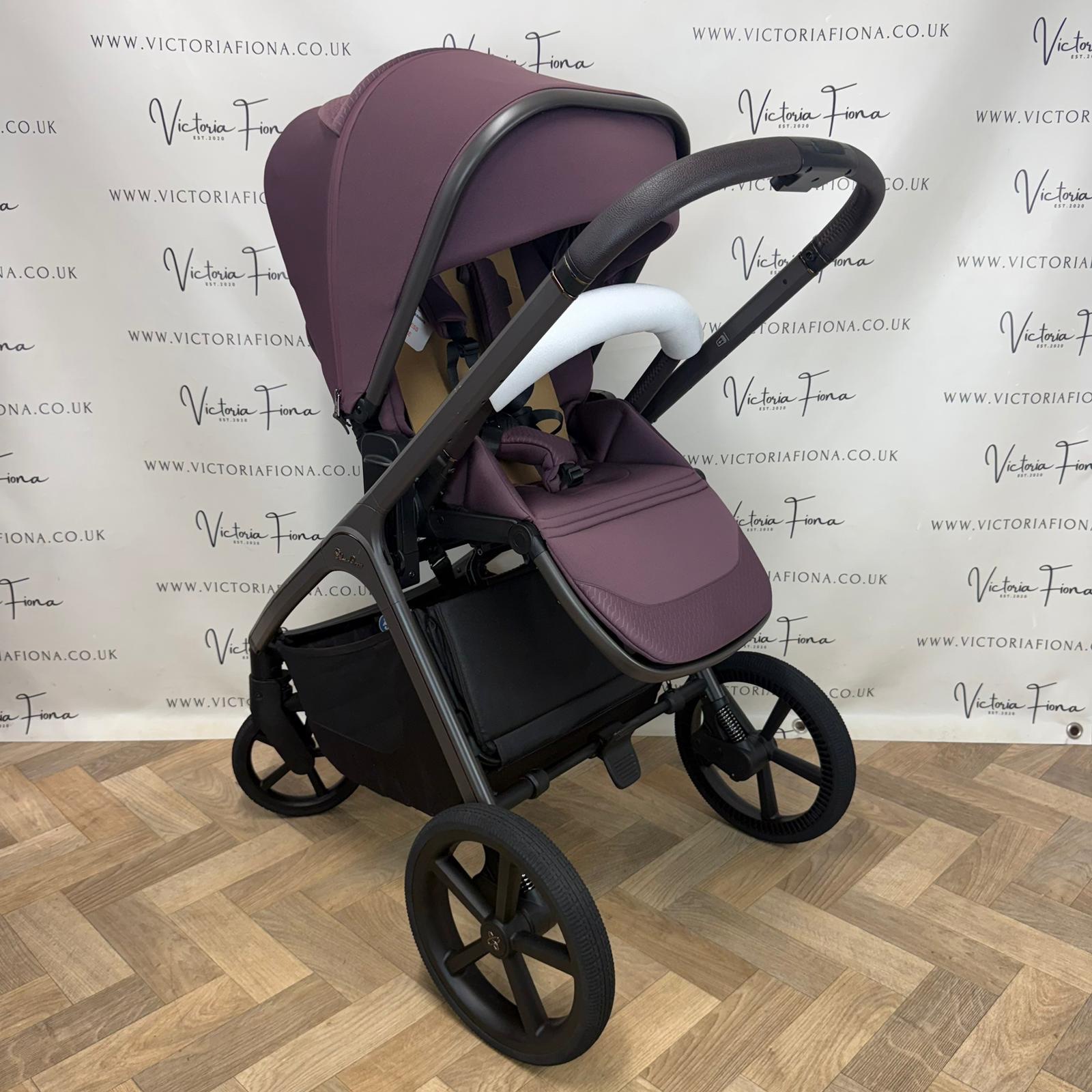 EX DISPLAY Silver Cross Cove Carrycot & Pushchair - Damson - Image 6