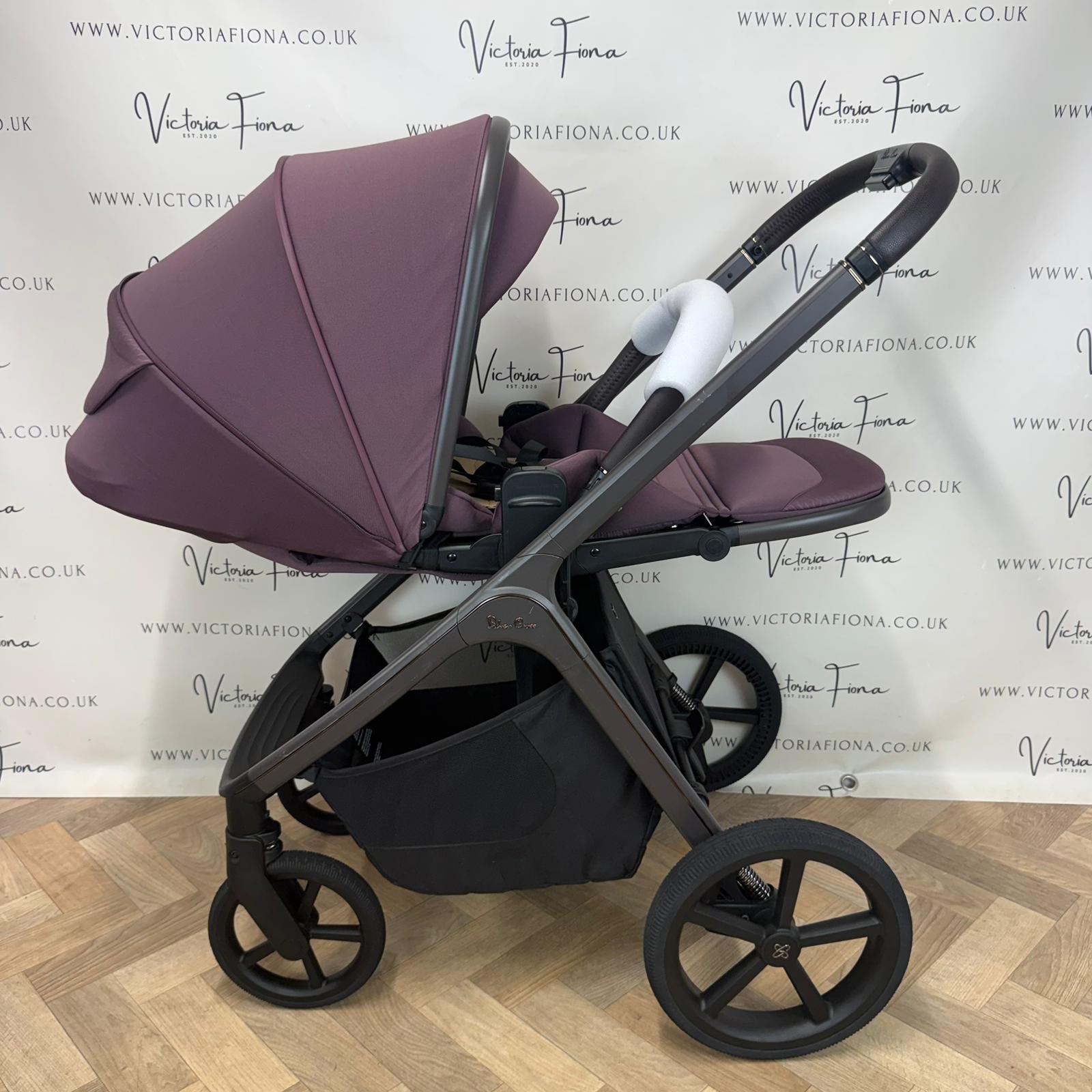 EX DISPLAY Silver Cross Cove Carrycot & Pushchair - Damson - Image 8