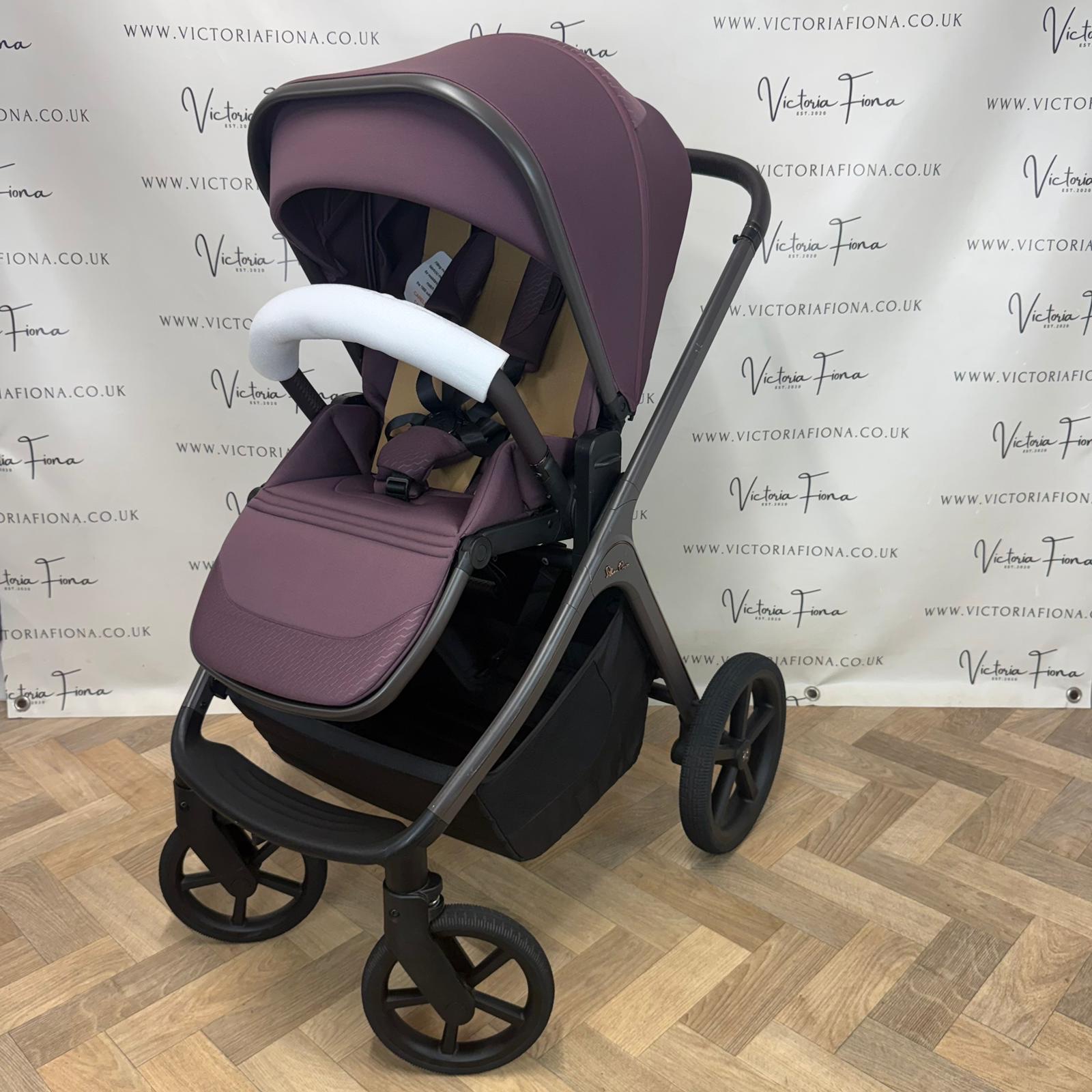 EX DISPLAY Silver Cross Cove Carrycot & Pushchair - Damson - Image 9