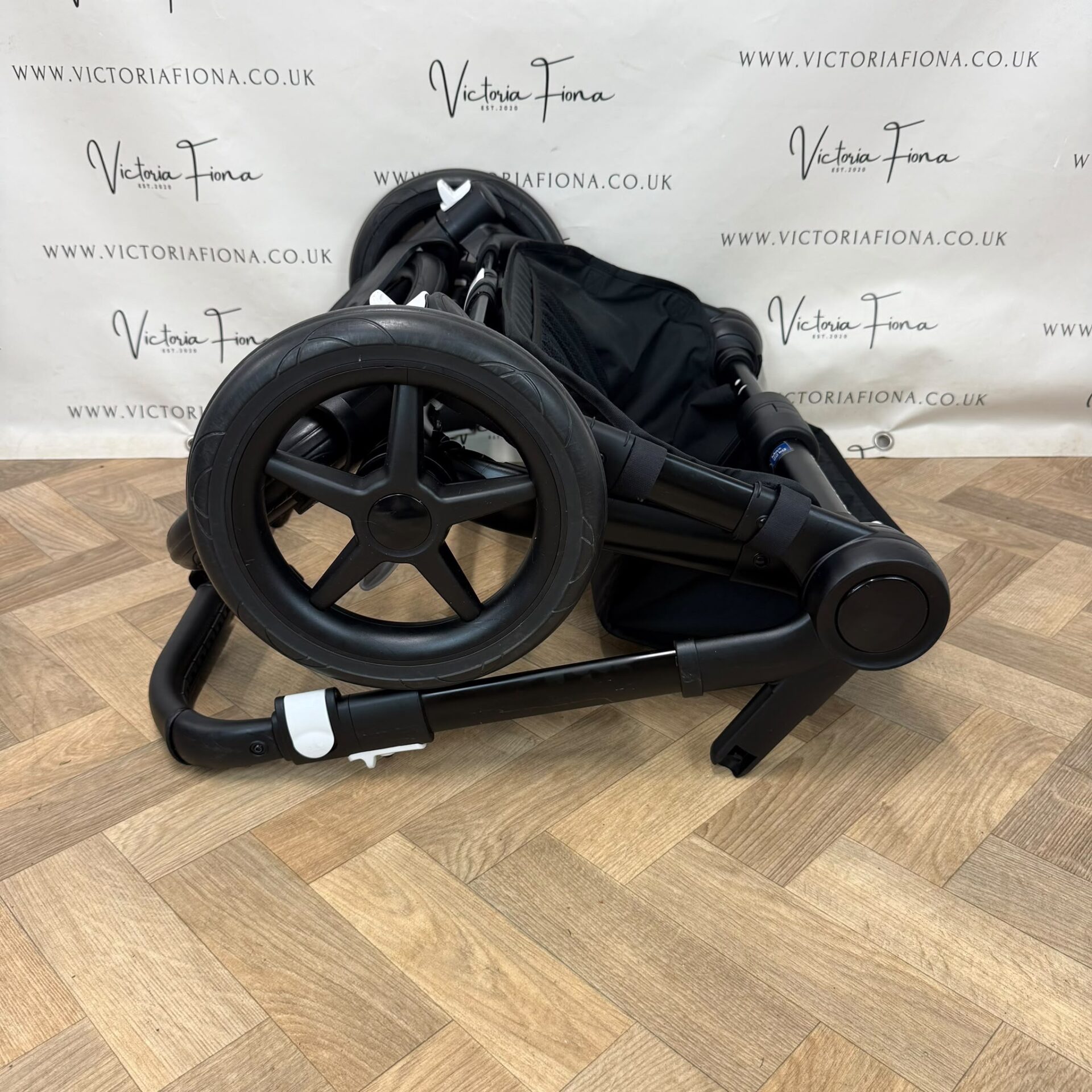 PRELOVED Bugaboo Donkey 5 TWIN Double Pushchair - Forest Green with Black Chassis - Image 10