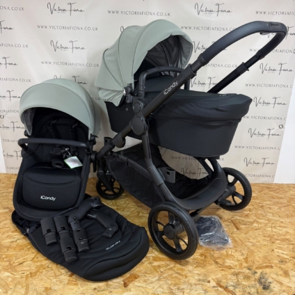 EX DISPLAY iCandy Orange 4 Carrycot & Pushchair - Pistachio
