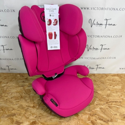 NEW Cybex Solution Z-Fix Highback Booster Car Seat - Passion Pink