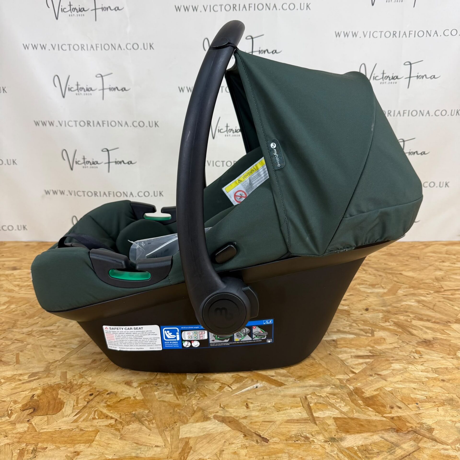NEW (OTHER) My Babiie Infant Car Seat Carrier - Forest Green - Image 3