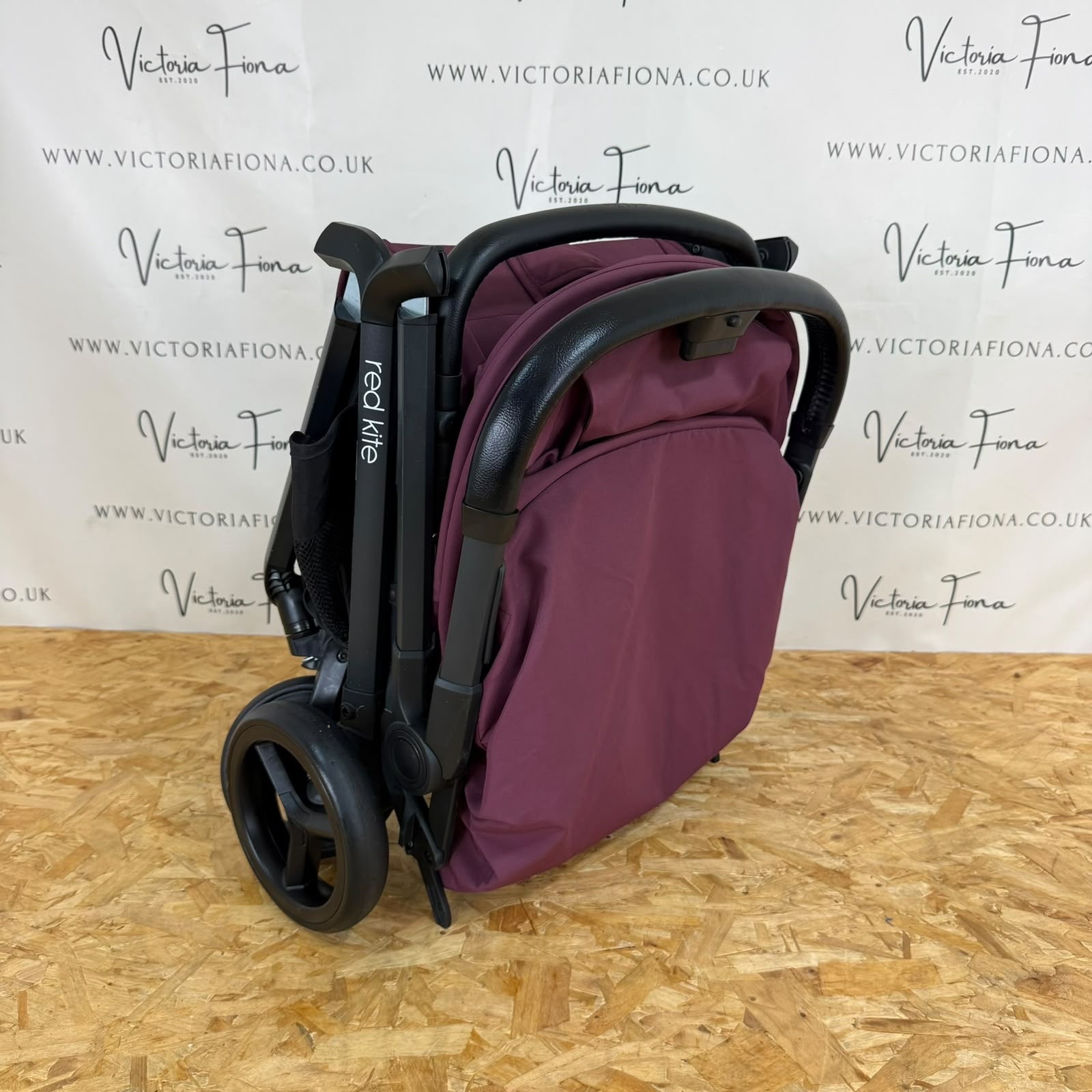 PRELOVED Red Kite Push Me Astro Stroller - Mulberry - Image 6