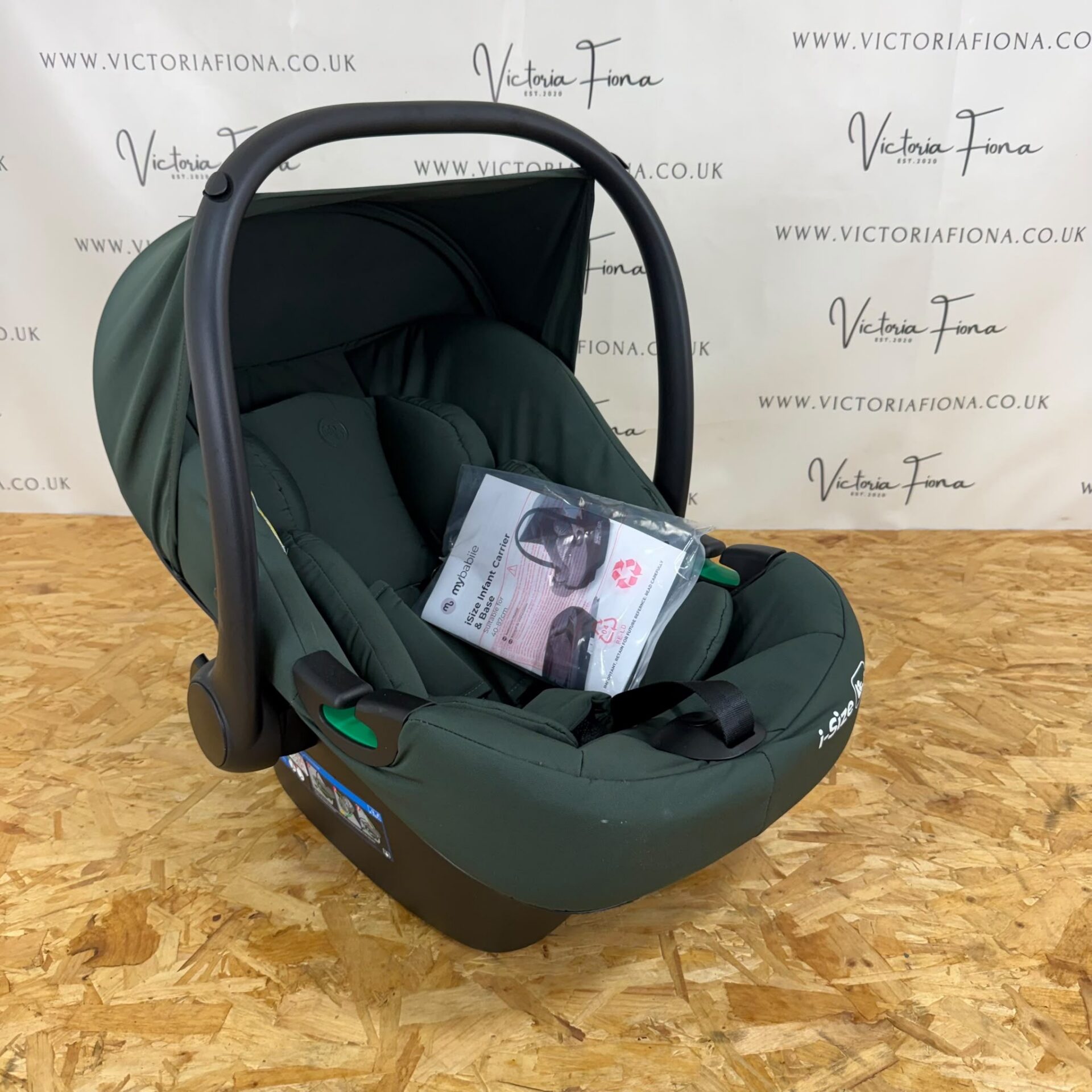 NEW (OTHER) My Babiie Infant Car Seat Carrier - Forest Green