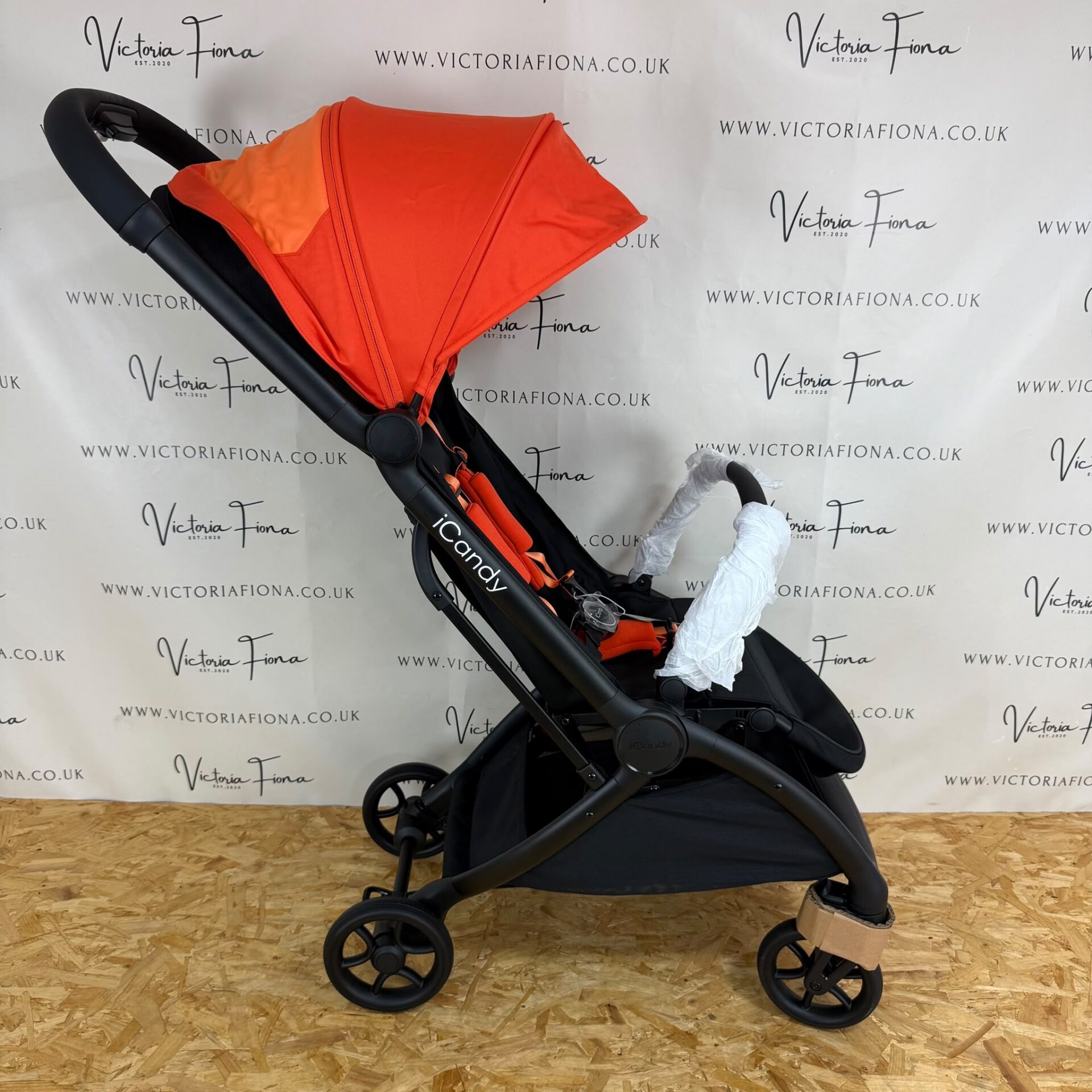 NEW iCandy Pip Compact Stroller - Sunset Orange - Image 4