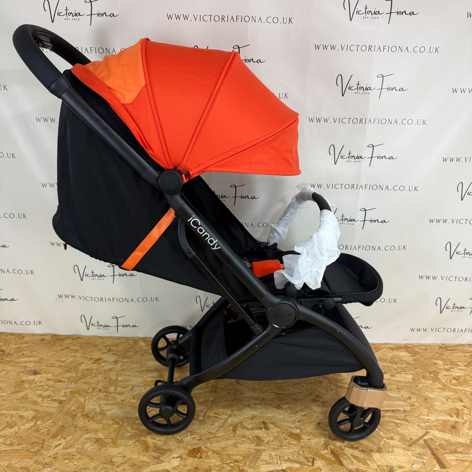 NEW iCandy Pip Compact Stroller - Sunset Orange - Image 5