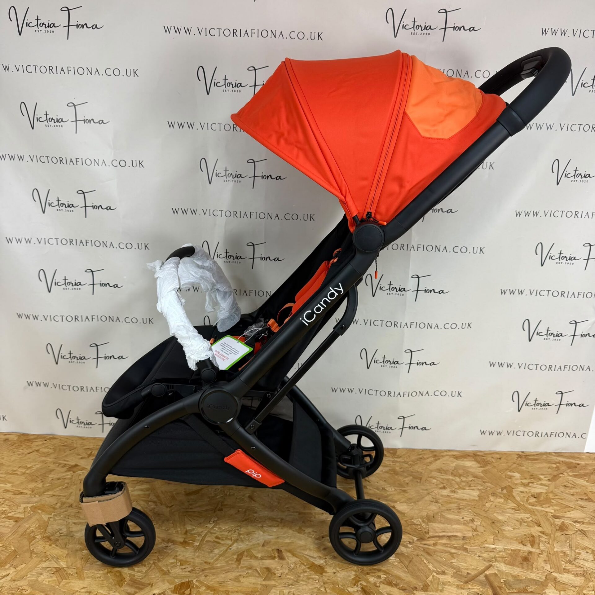 NEW iCandy Pip Compact Stroller - Sunset Orange - Image 2