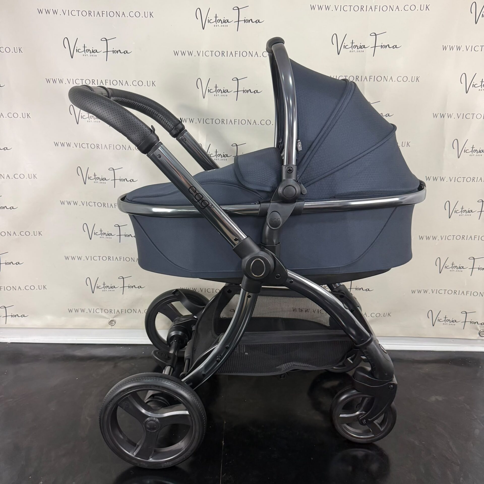 PRELOVED Egg 3 Pushchair & Carrycot - Celestial Blue - Image 3