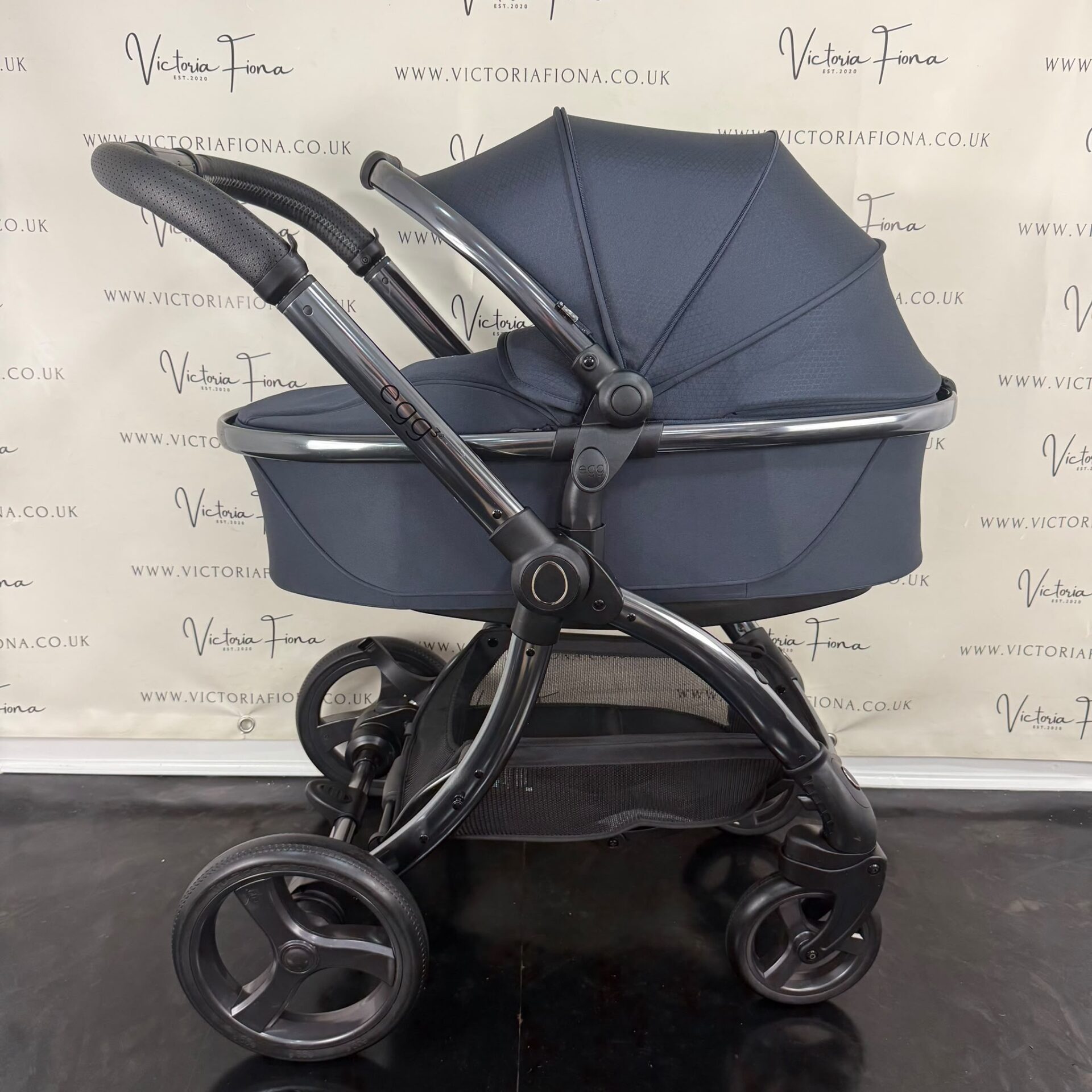 PRELOVED Egg 3 Pushchair & Carrycot - Celestial Blue - Image 4