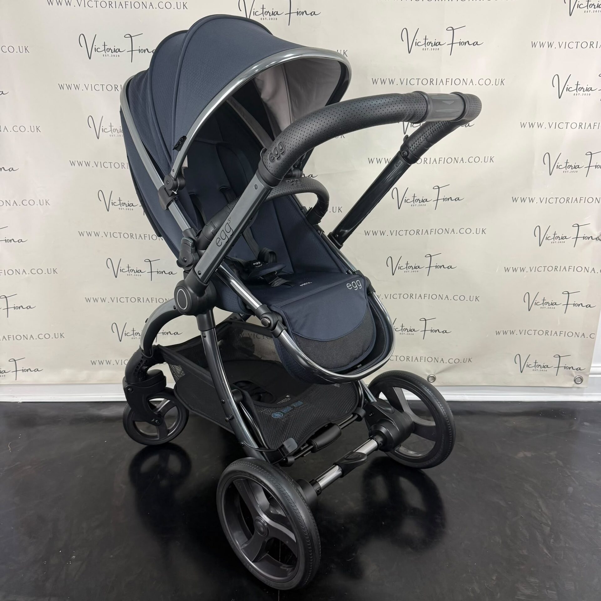 PRELOVED Egg 3 Pushchair & Carrycot - Celestial Blue - Image 5