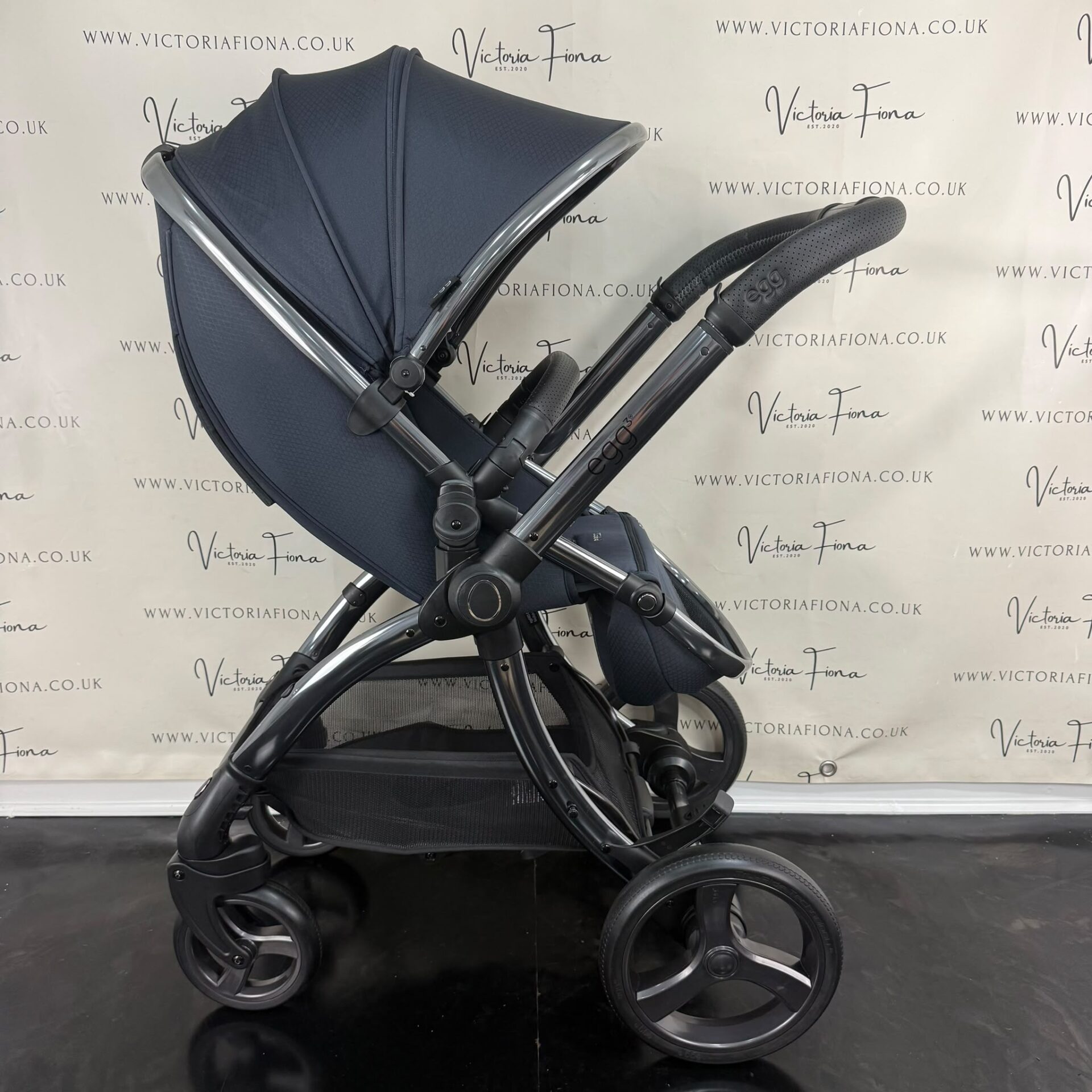 PRELOVED Egg 3 Pushchair & Carrycot - Celestial Blue - Image 6