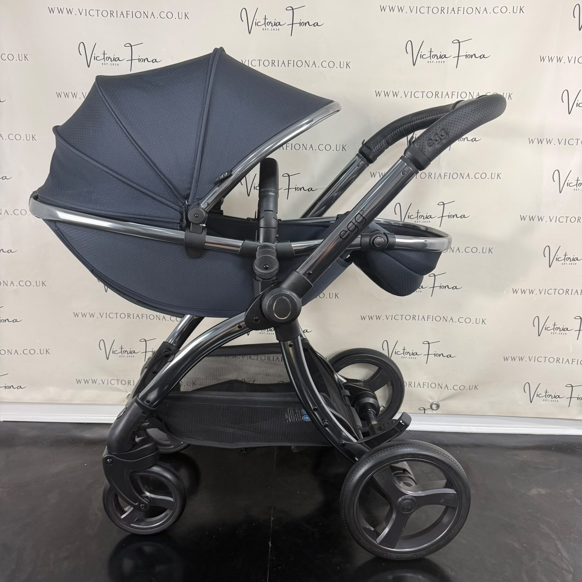PRELOVED Egg 3 Pushchair & Carrycot - Celestial Blue - Image 7