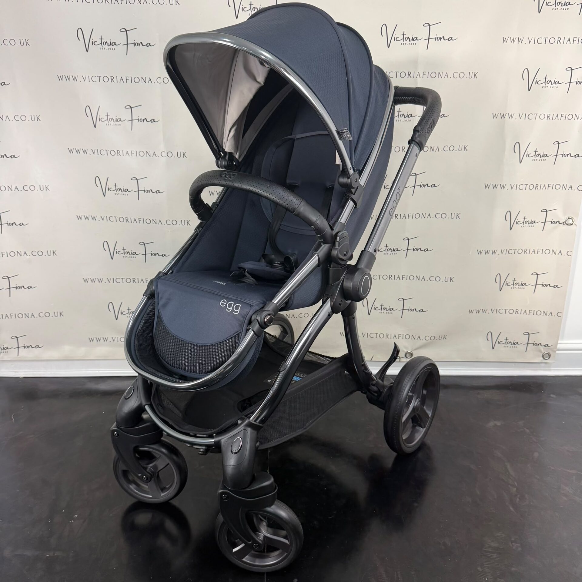 PRELOVED Egg 3 Pushchair & Carrycot - Celestial Blue - Image 8