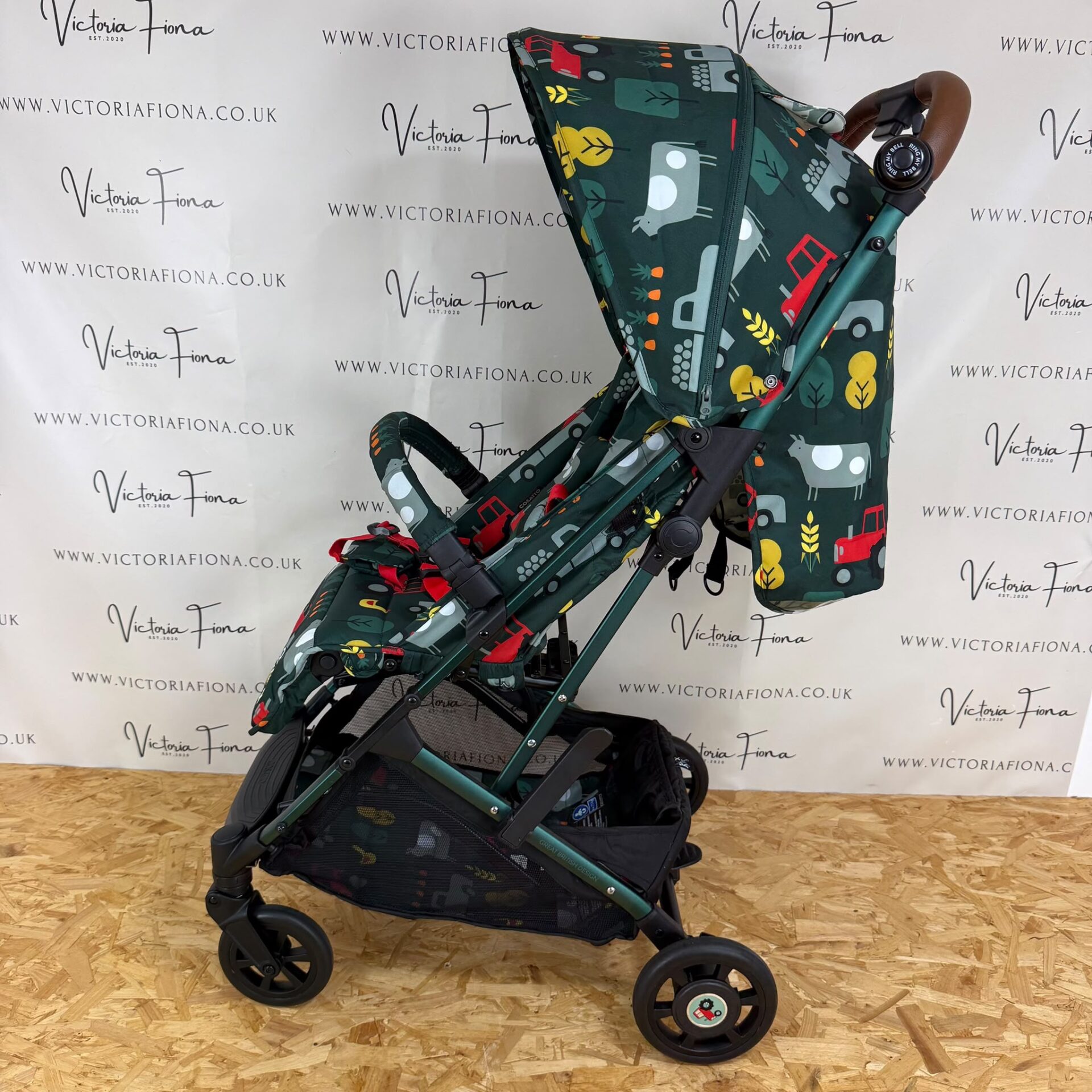EX DISPLAY Cosatto Woosh 4 Compact Stroller - Old MacDonald RRP£250 🚜 - Image 2