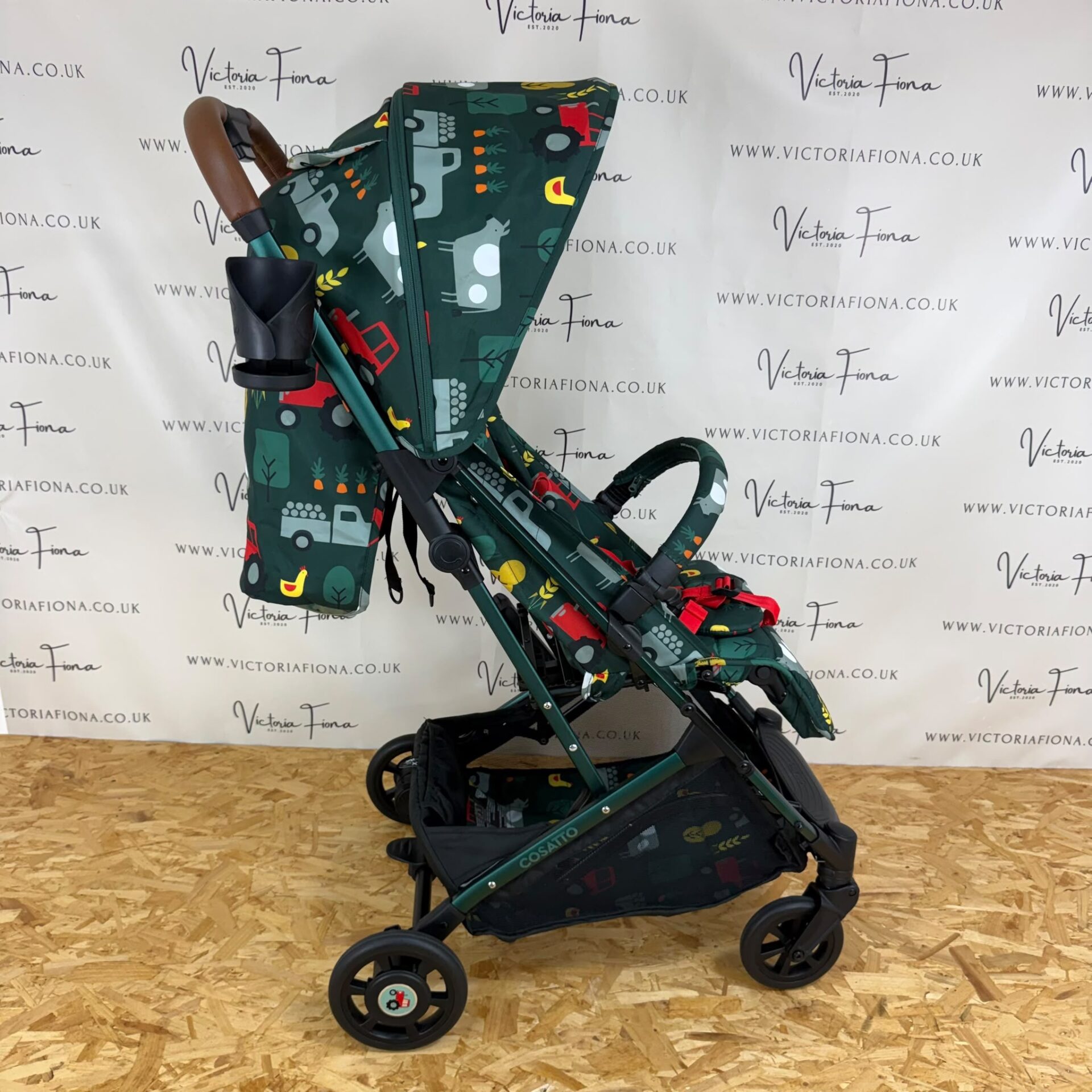 EX DISPLAY Cosatto Woosh 4 Compact Stroller - Old MacDonald RRP£250 🚜 - Image 4