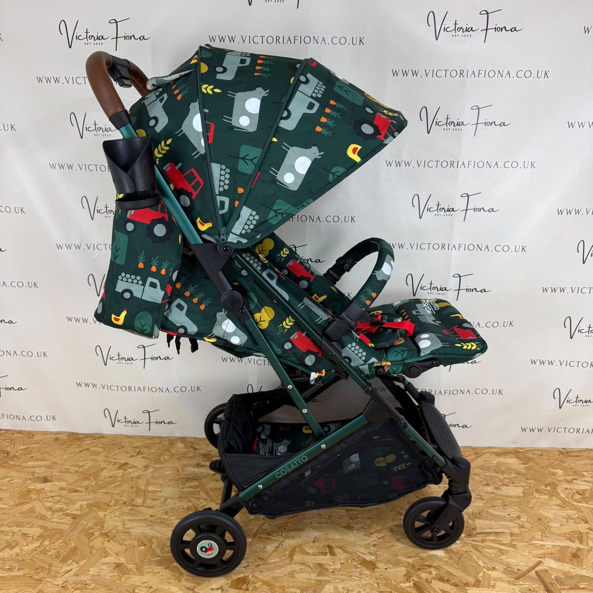 EX DISPLAY Cosatto Woosh 4 Compact Stroller - Old MacDonald RRP£250 🚜 - Image 5