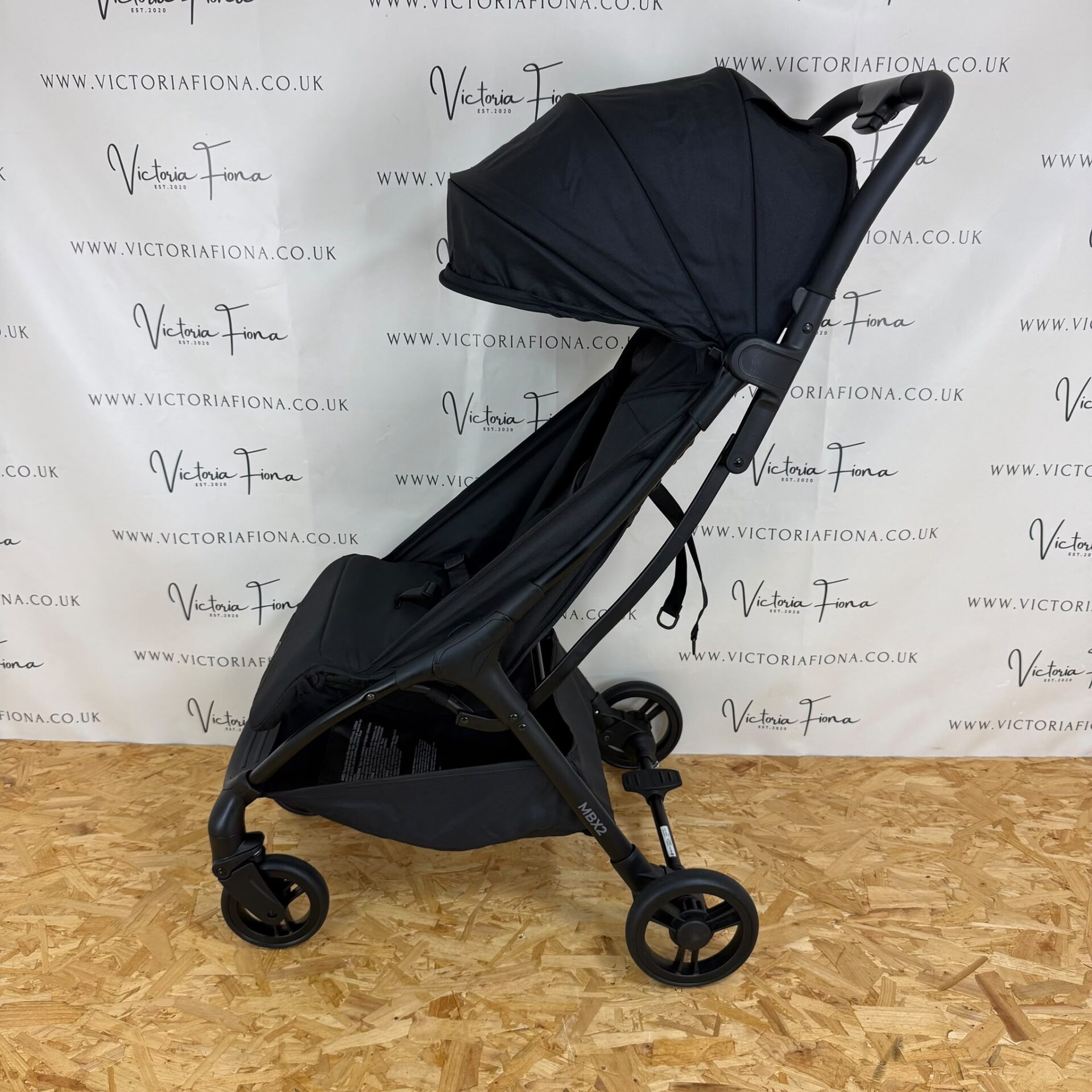 PRELOVED My Babiie MBX2 Compact CABIN APPROVED Stroller - Black - Image 2