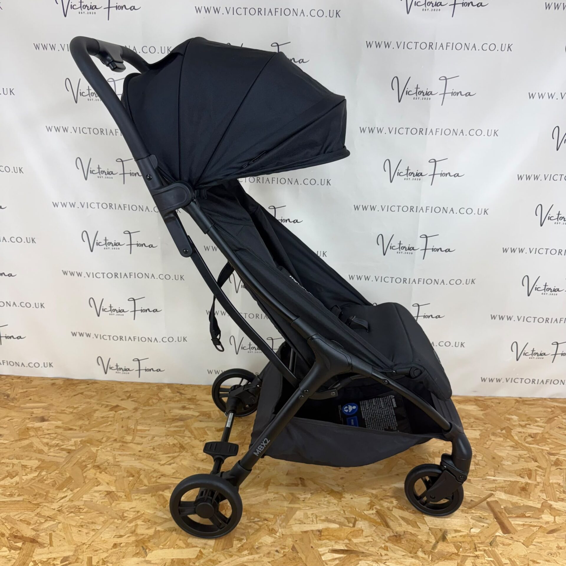 PRELOVED My Babiie MBX2 Compact CABIN APPROVED Stroller - Black - Image 4