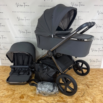 PRELOVED Venicci Tinum Upline SE Carrycot & Pushchair - Lava