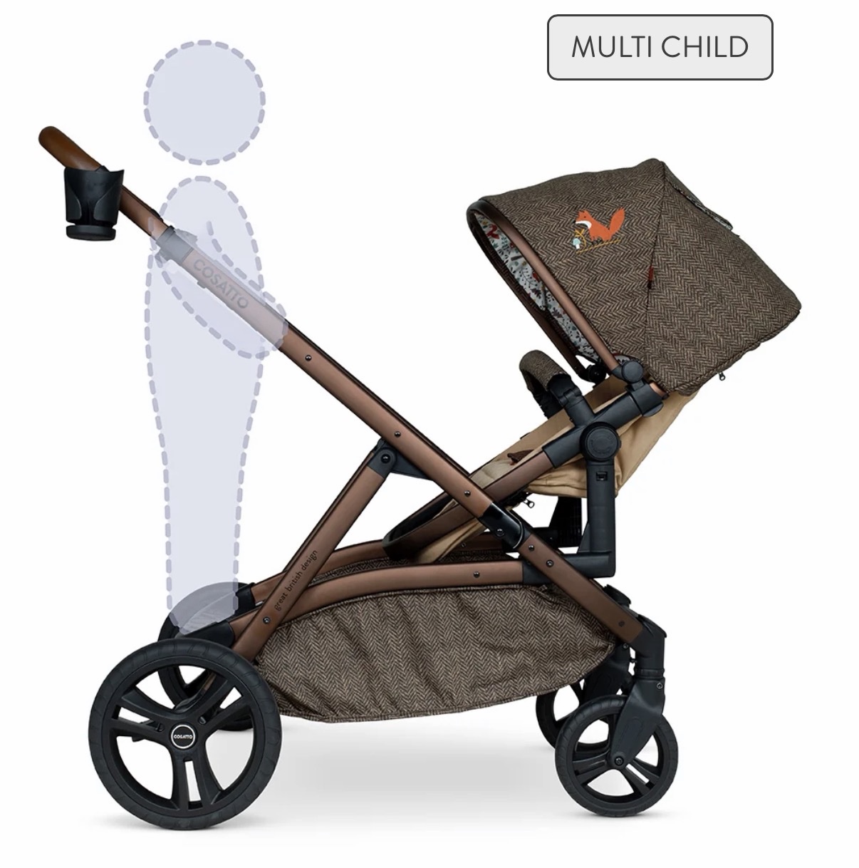 NEW Cosatto Wow XL Carrycot & Pushchair - Foxford Hall - Image 11